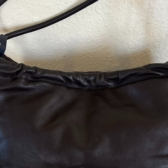 Wilson's Dark Brown Leather boho bohemian Festival Shoulder Bag - Picture 9 of 11